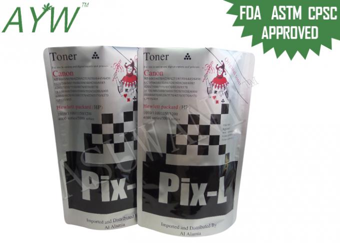 Matte Small Laminated Foil Gusseted Bags 250g HP Toner Moisture Proof