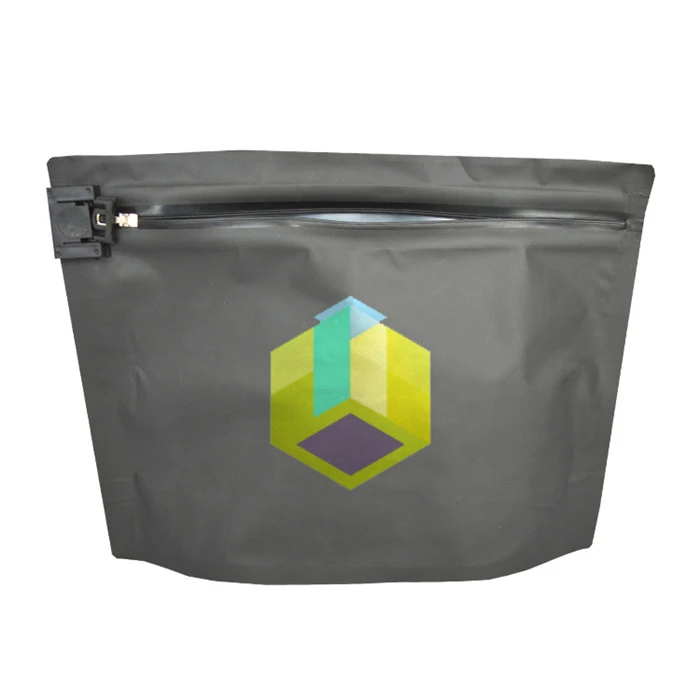Medical Marijuana Packaging Stand Up Plastic Bags With Top Child Proof Zipper