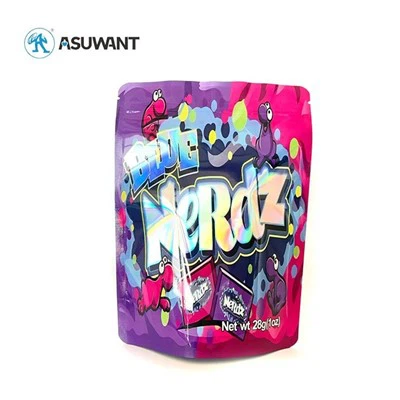 관례에 의하여 인쇄되는 Baggies 알루미늄 호일 냄새 증거 쿠키 플레스틱 포장 Mylar ZipLock 부대